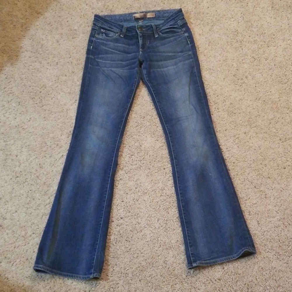 flare denim jean